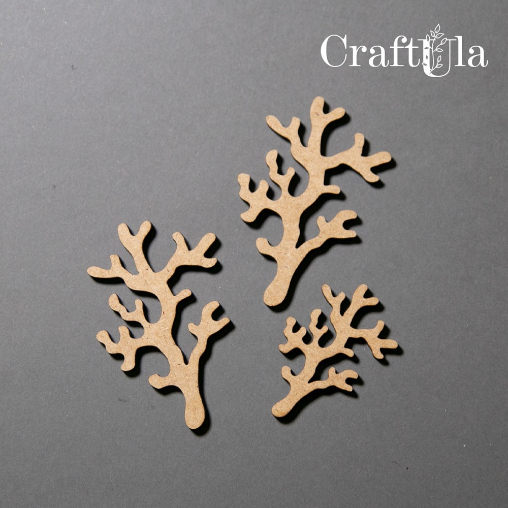 Mini HDF corals (3 pcs, 8-4cx0,3cm)