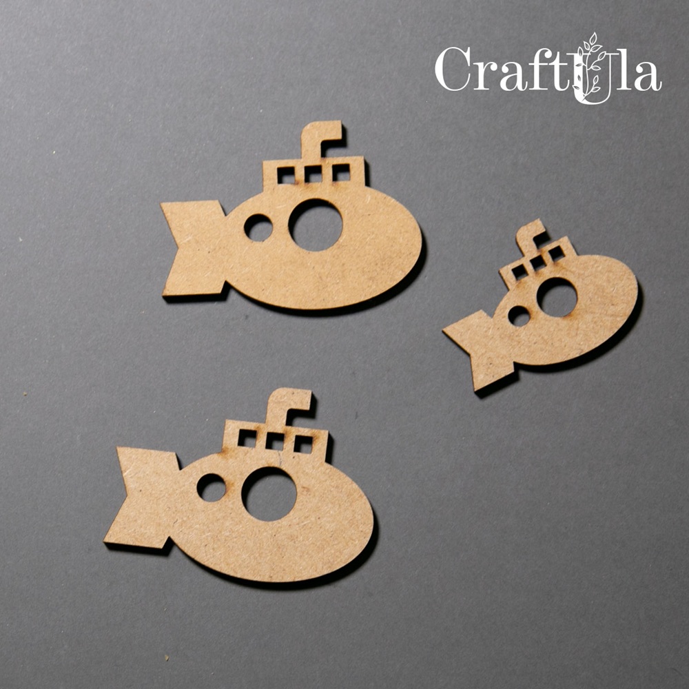 Mini HDF Submarines (3 pcs, 8-4cx0,3cm)