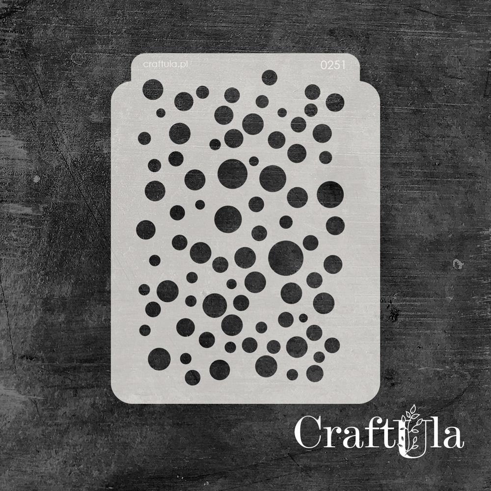 Stencil 0251, 15x20 cm x 0,35 mm, semi-translucent