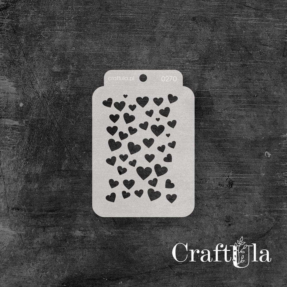 Stencil ATC 270, 8x11,5 cm x 0,35 mm, semi-translucent