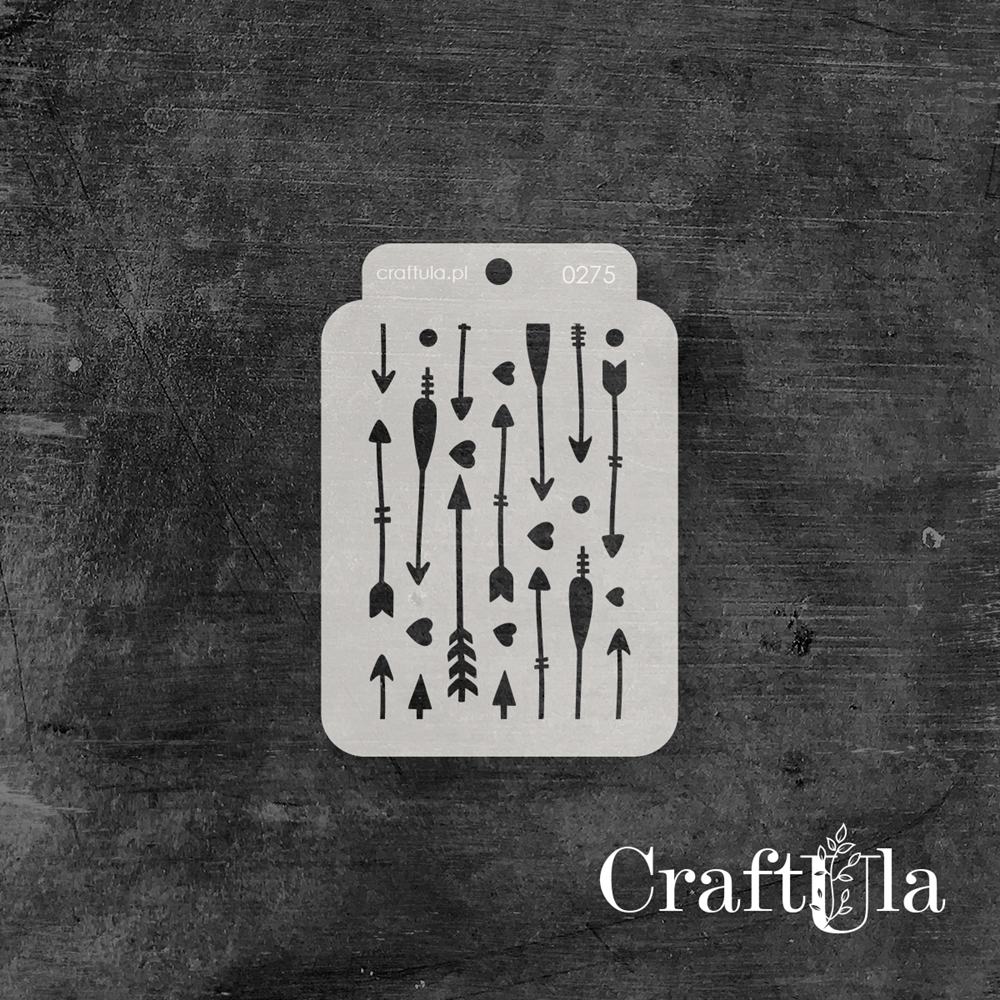 Stencil ATC 275, 8x11,5 cm x 0,35 mm, semi-translucent