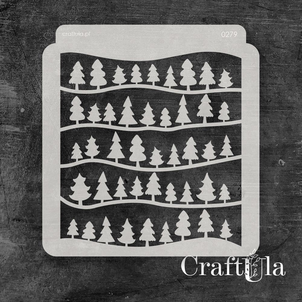 Stencil 0279, 15x16 cm x 0,35 mm, semi-translucent