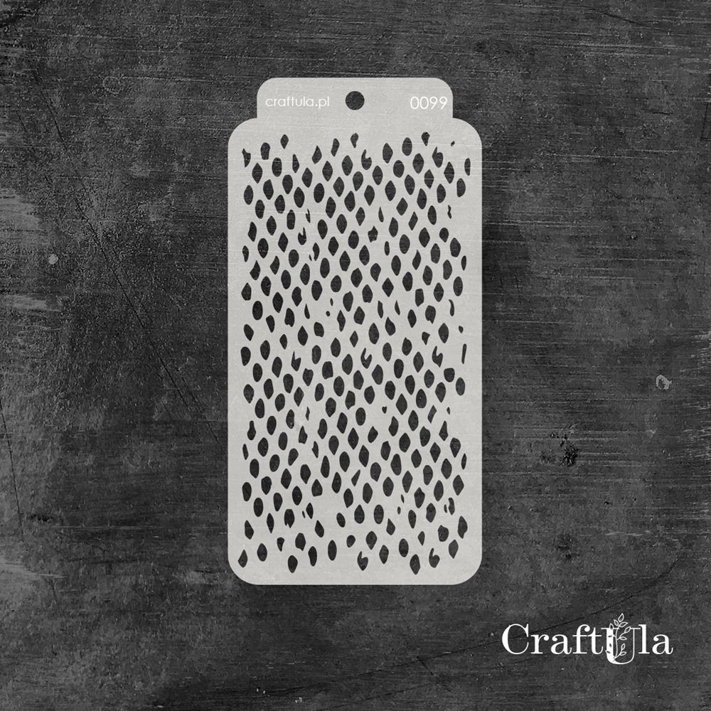 Stencil 099 – Staines, 8x16 cm x 0,35 mm, semi-translucent