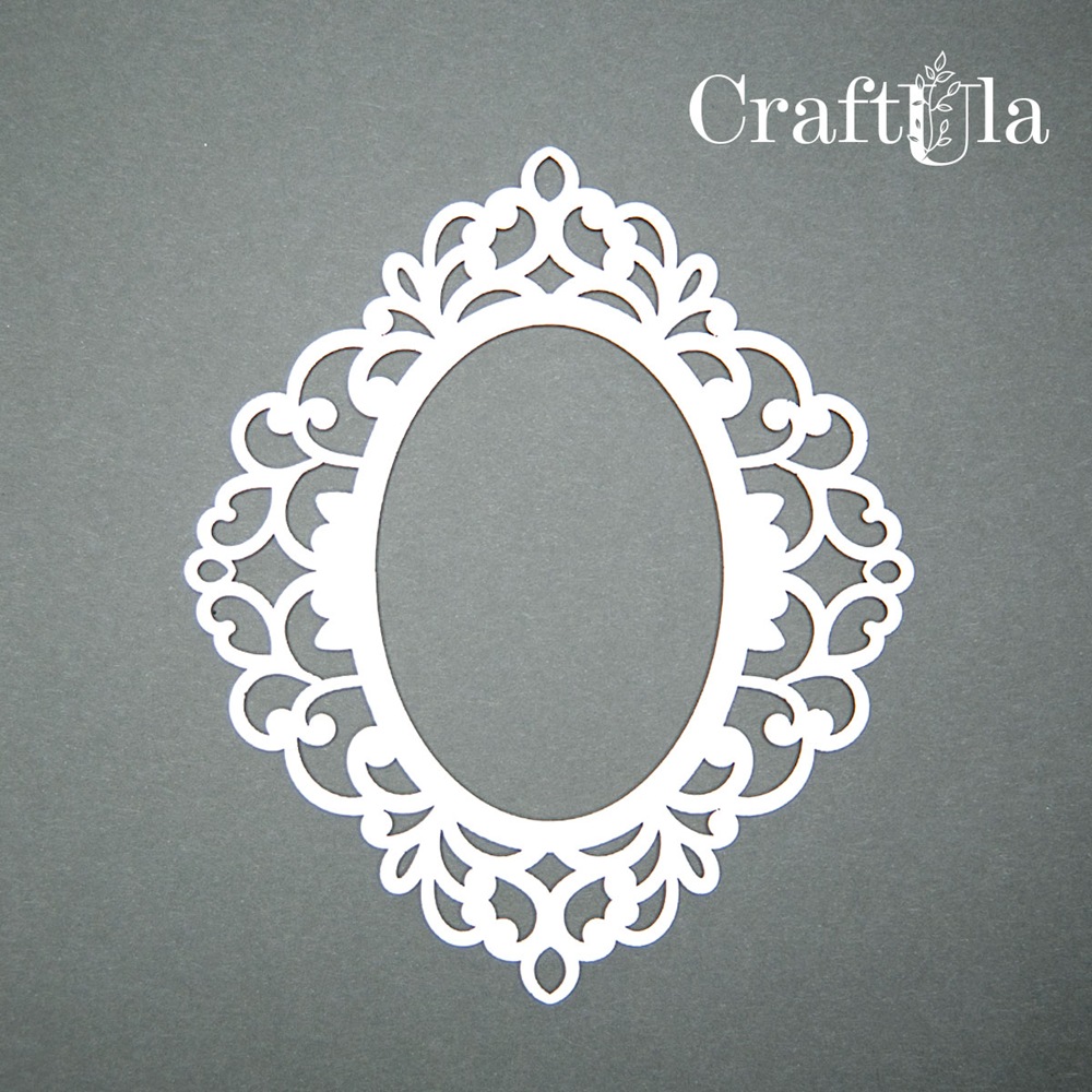 Set of Chipboard Frames 0003M (2 pcs, approx. 12.5x10,5x0,15cm)