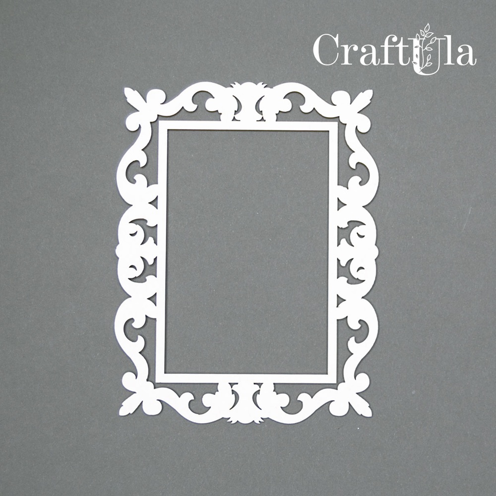 Set of Chipboard Frames 0017M (2 pcs, approx. 12x9x0,15cm)