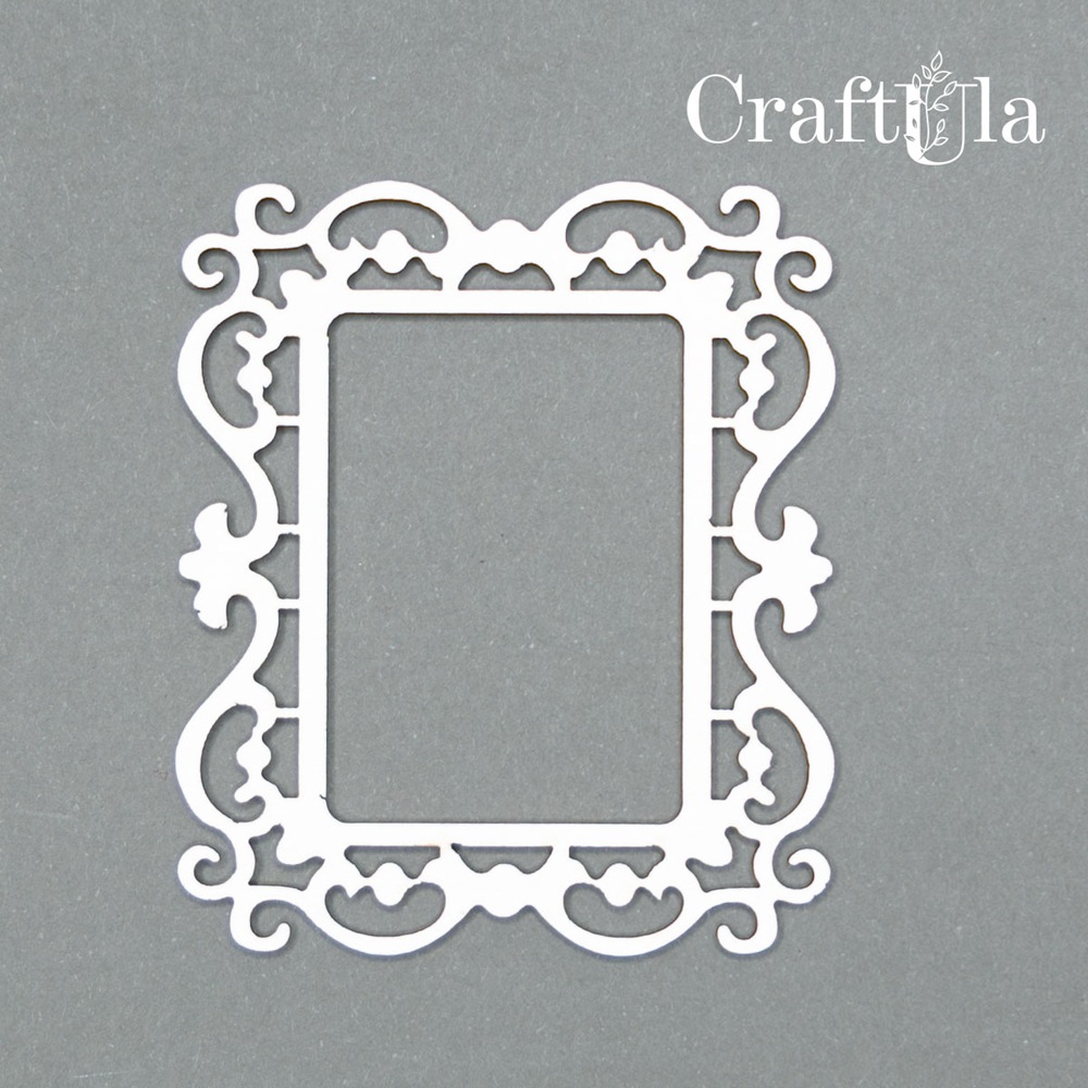 Set of Chipboard Frames 0020XS (4 pcs, approx. 6x5x0,15cm)