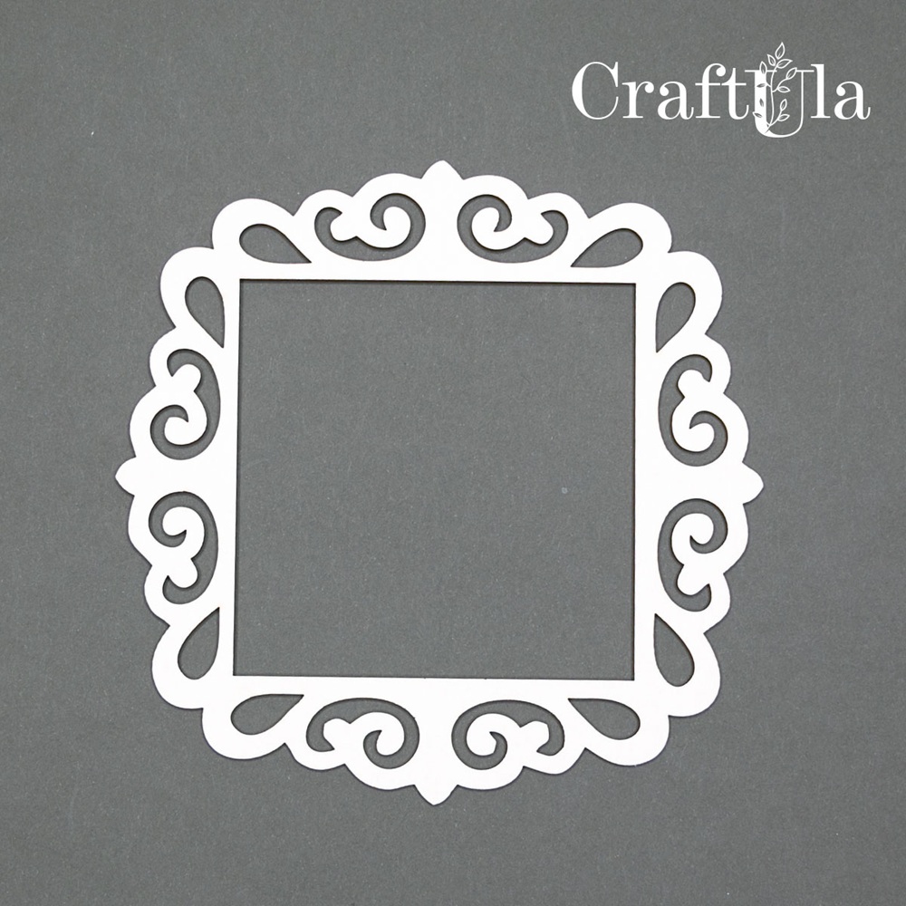 Set of Chipboard Frames 0025M (2 pcs, approx. 12x12x0,15cm) Set of Chipboard Frames 0025M (2 pcs, approx. 12x12x0,15cm)