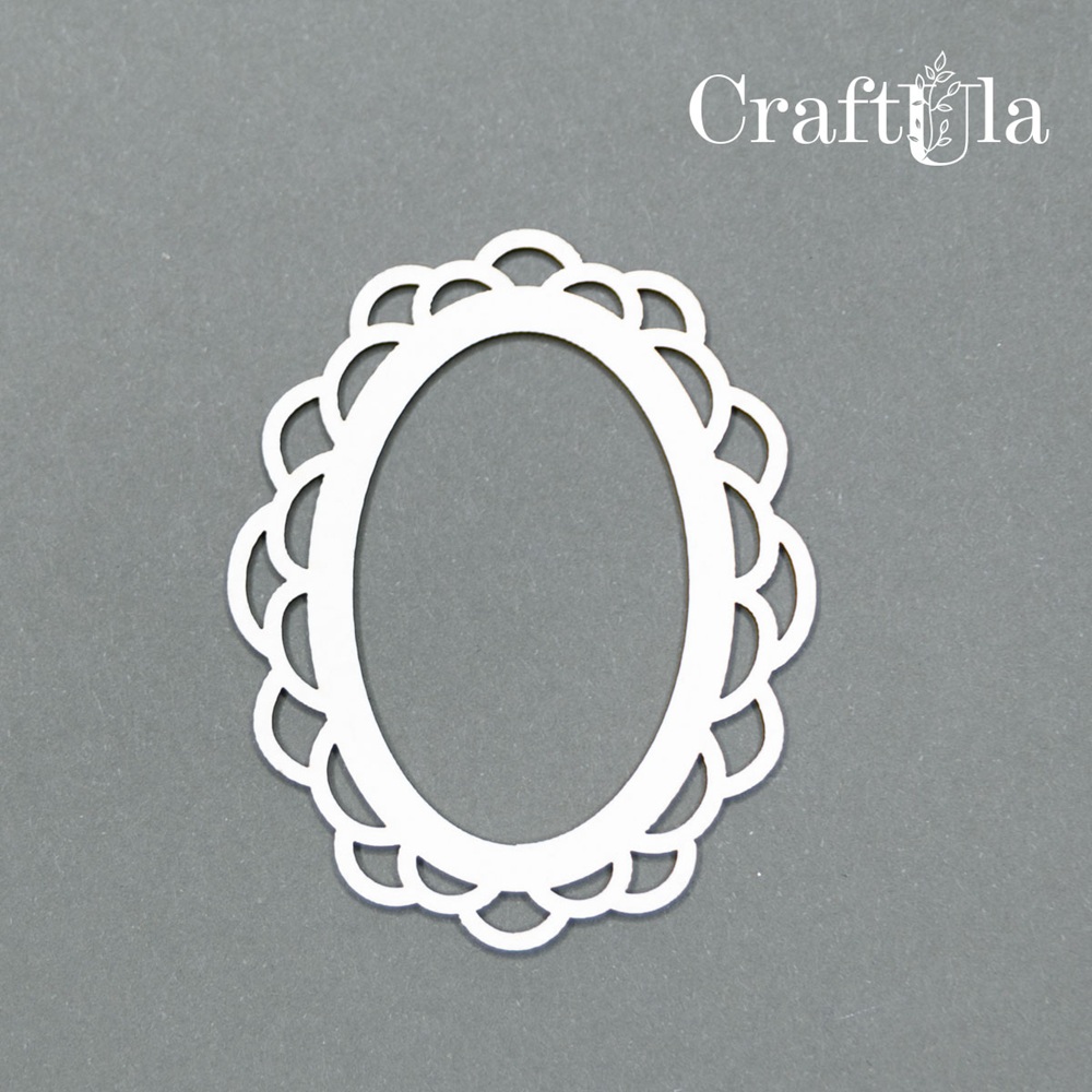 Set of Chipboard Frames 0026XS (4 pcs, approx. 6x4,5x0,15cm)