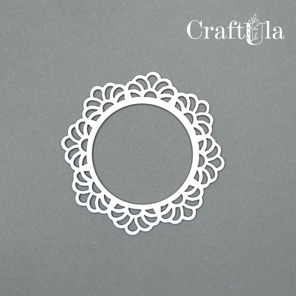Set of Chipboard Frames 0027XS (4 pcs, dia approx. 6cm x0,15cm) Set of Chipboard Frames 0027XS (4 pcs, dia approx. 6cm x0,15cm)