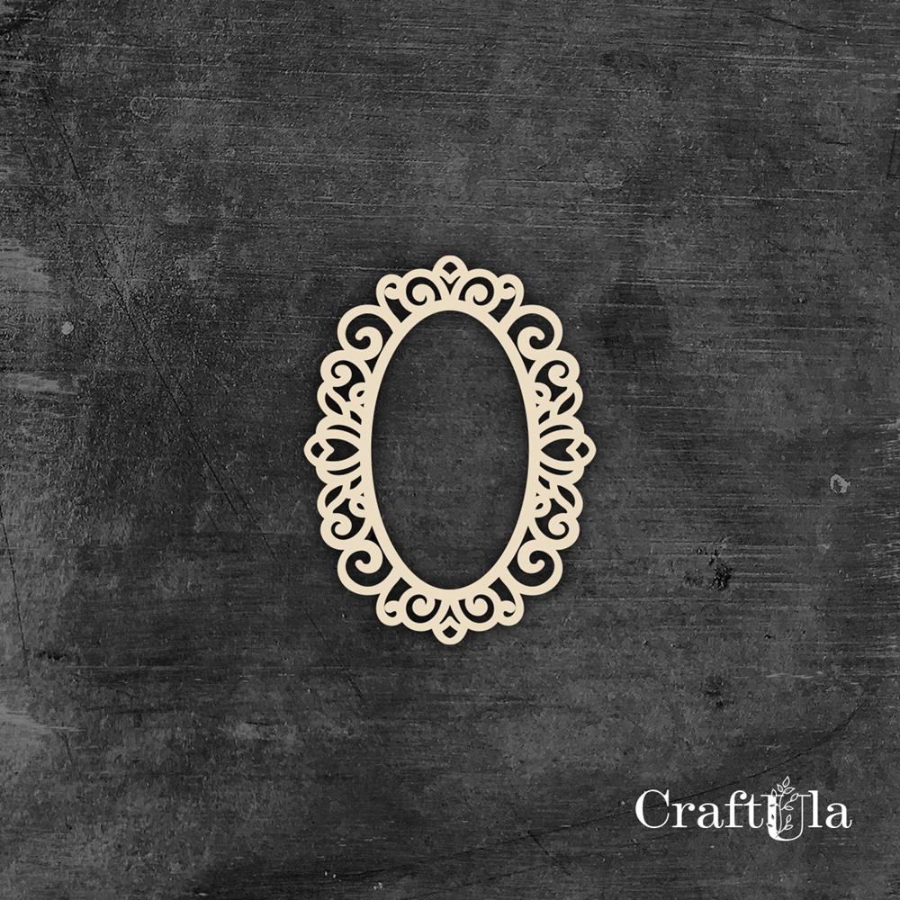 Set of Chipboard Frames 0039S (3 pcs, approx. 9x6x0,15cm)