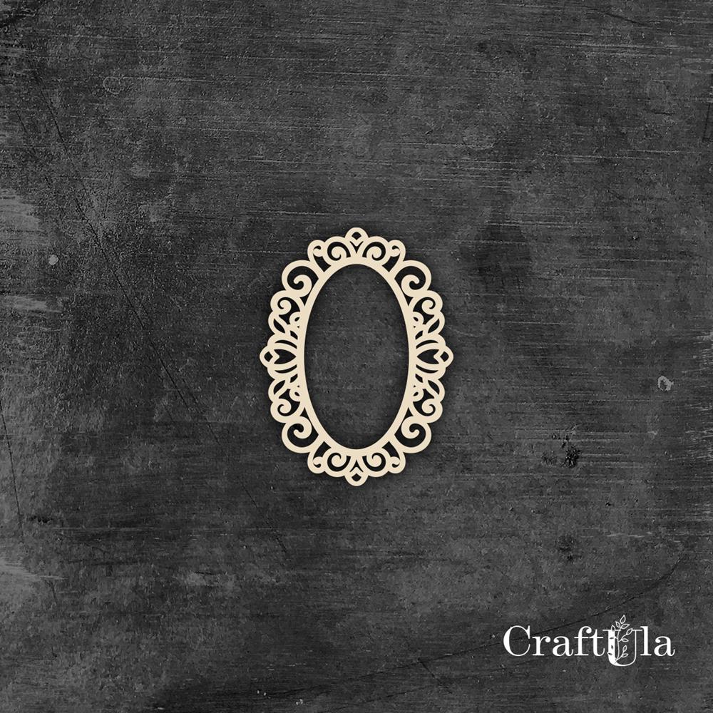 Set of Chipboard Frames 0039XS (4 pcs, approx. 6x4x0,15cm)