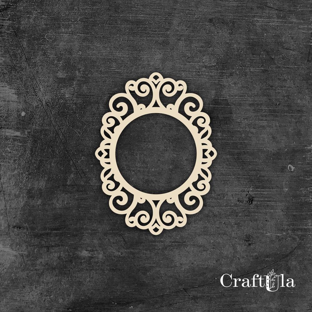 Set of Chipboard Frames 0040M (2 pcs, approx. 12x9x0,15cm)