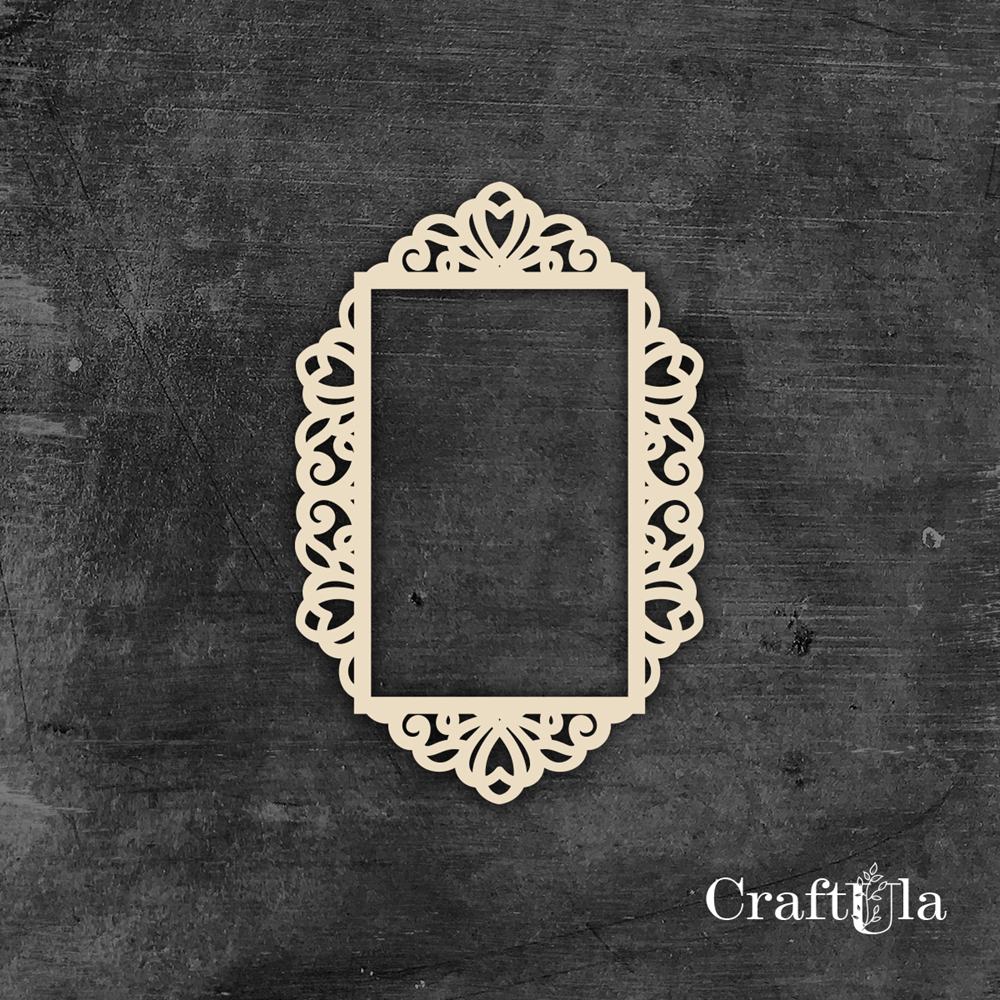 Chipboard Frame 0041L (approx. 14x10x0,15cm)