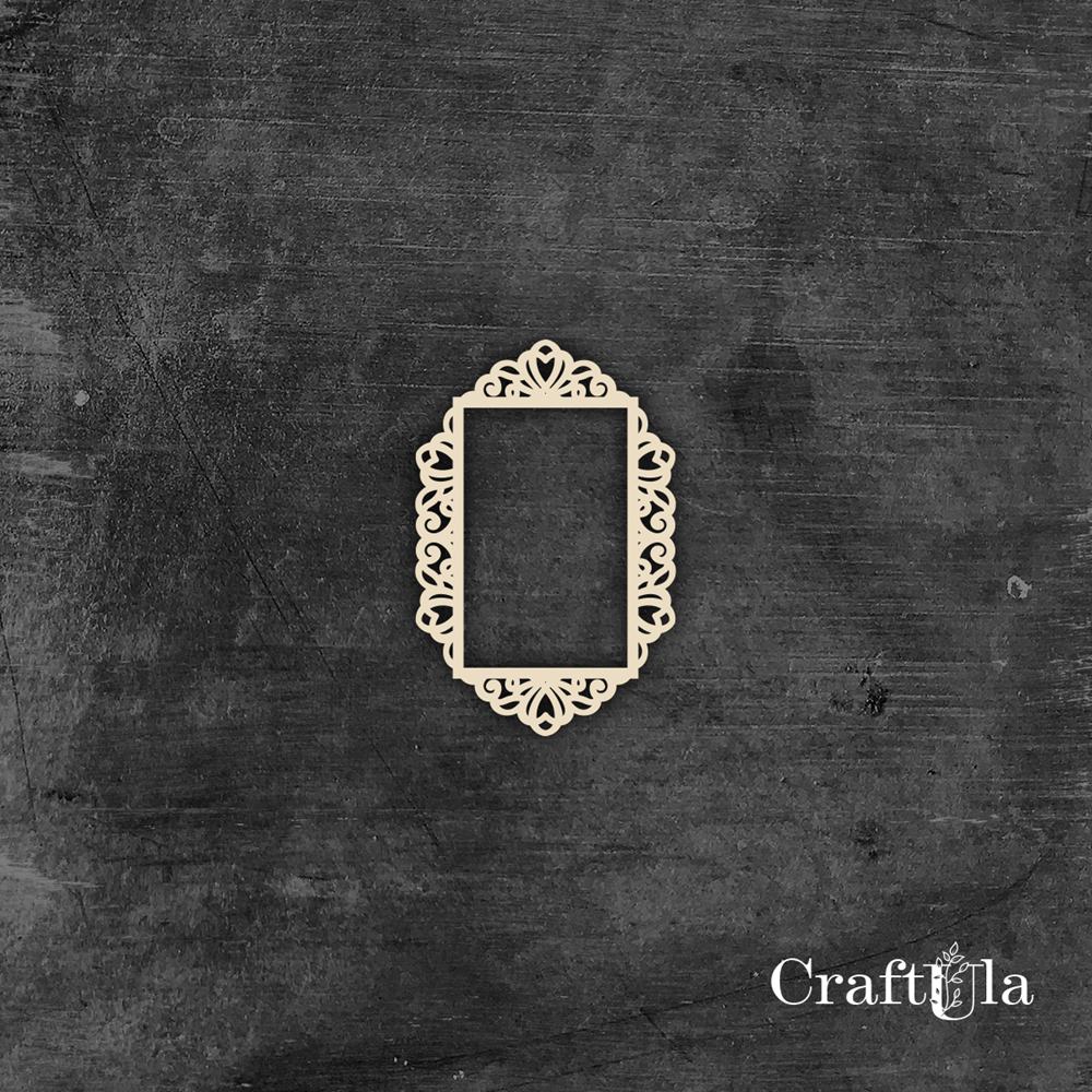 Set of Chipboard Frames 0041XS (4 pcs, approx. 6x4x0,15cm)