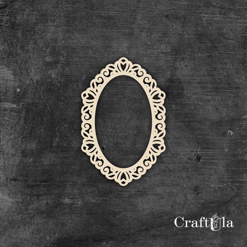 Set of Chipboard Frames 0042M (2 pcs, approx. 12x9x0,15cm)