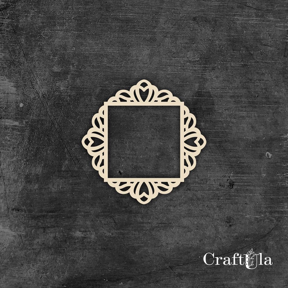 Set of Chipboard Frames 0046S (3 pcs, dia approx. 9x0,15cm)