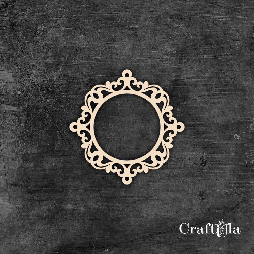 Set of Chipboard Frames 0050M (2 pcs, dia approx. 12x0,15cm)