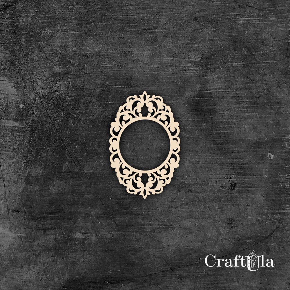 Set of Chipboard Frames 0051S (3 pcs, approx. 9x6x0,15cm)