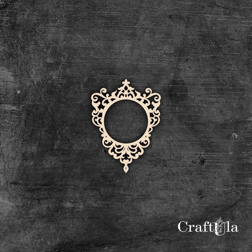 Set of Chipboard Frames 0053S (3 pcs, approx. 9x6x0,15cm)