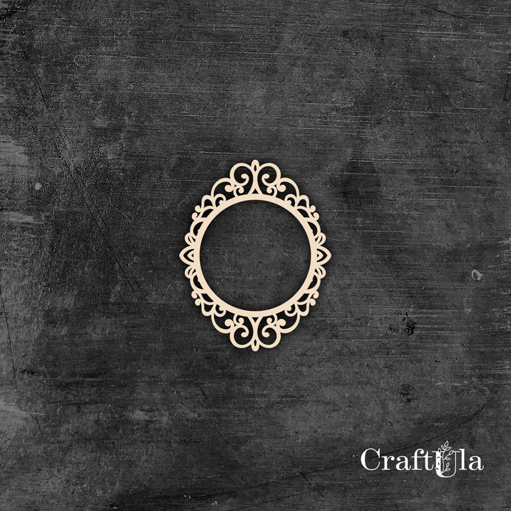 Set of Chipboard Frames 0054S (3 pcs, approx. 9x6x0,15cm)