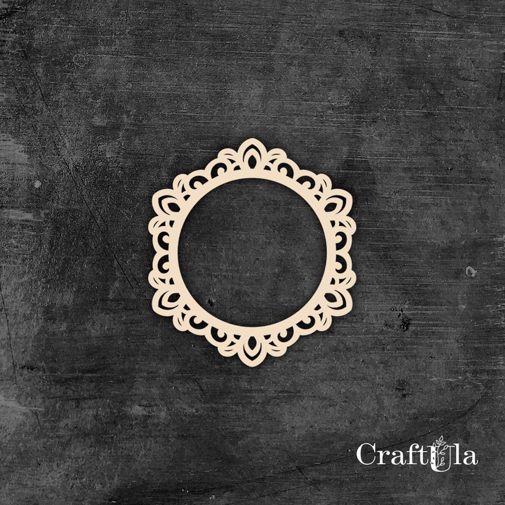 Set of Chipboard Frames 0055M (2 pcs, dia approx. 12x0,15cm)