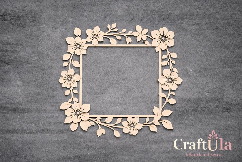 Chipboard Frame 0057L (approx. 14x14x0,15cm)