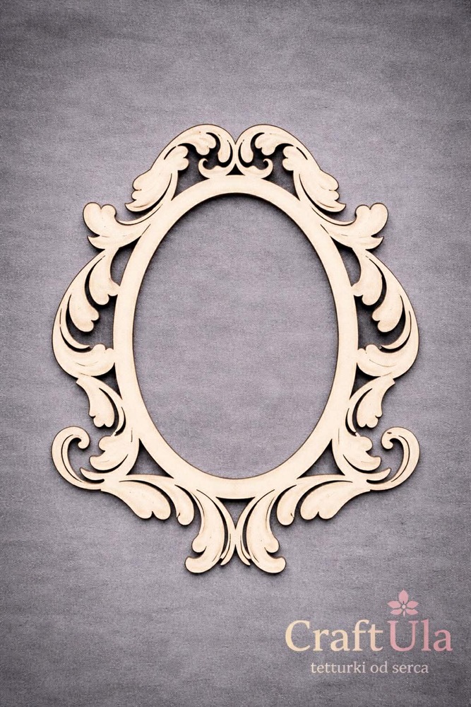 Set of Chipboard Frames 0061S (2 pcs, approx. 9x6x0,15cm)