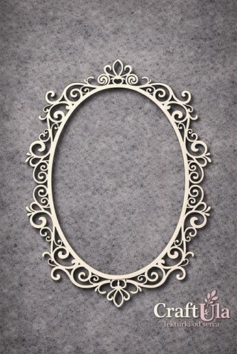 Set of Chipboard Frames 0062M (2 pcs, approx. 12x9x0,15cm)