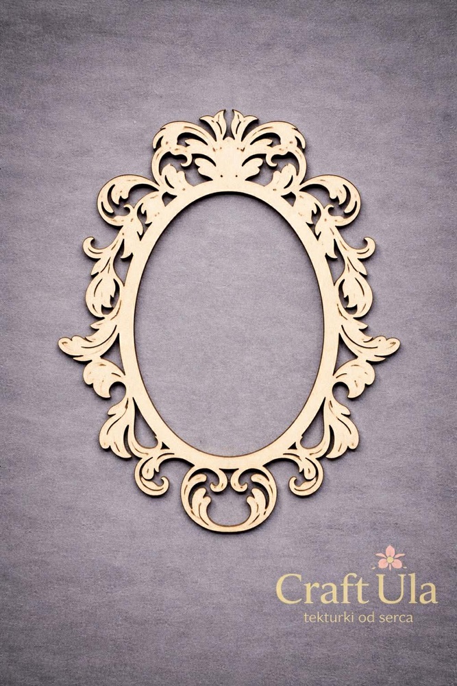 Set of Chipboard Frames 0063S (2 pcs, approx. 9x6x0,15cm)