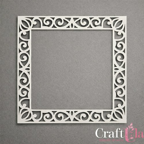 Set of Chipboard Frames 0071M (2 pcs, approx. 12x12x0,15cm) Set of Chipboard Frames 0071M (2 pcs, approx. 12x12x0,15cm)