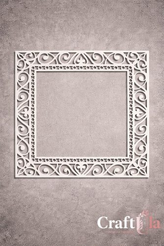 Chipboard Frame 0073S (approx. 9x9x0,15cm)