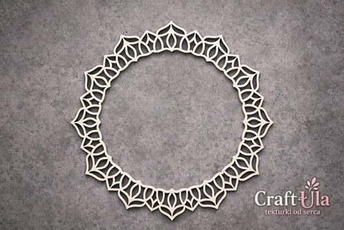 Set of Chipboard Frames 0074M (2 pcs, dia approx. 12x0,15cm)