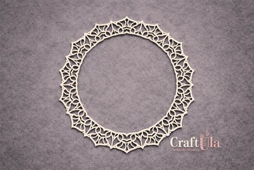 Chipboard Frame 0075L (dia approx. 14x0,15cm)