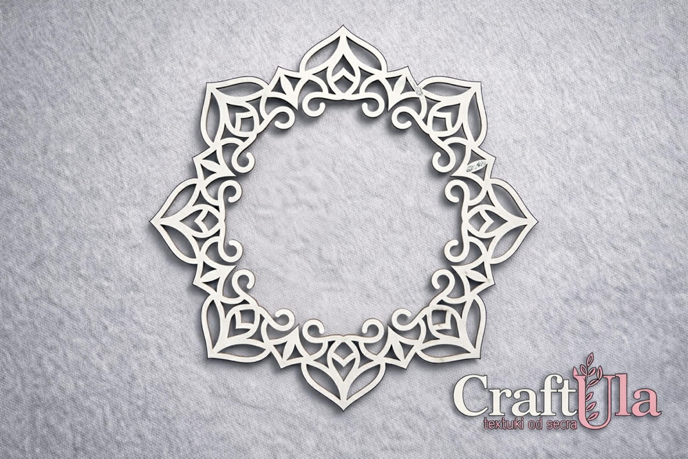 Set of Chipboard Frames 0083M (2 pcs, dia approx. 12x0,15cm)