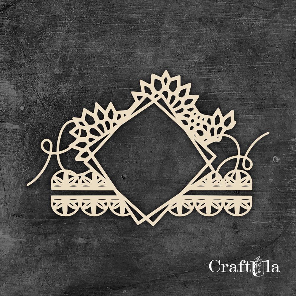 Chipboard Frame 1468 (approx. 9x6x0,15cm)