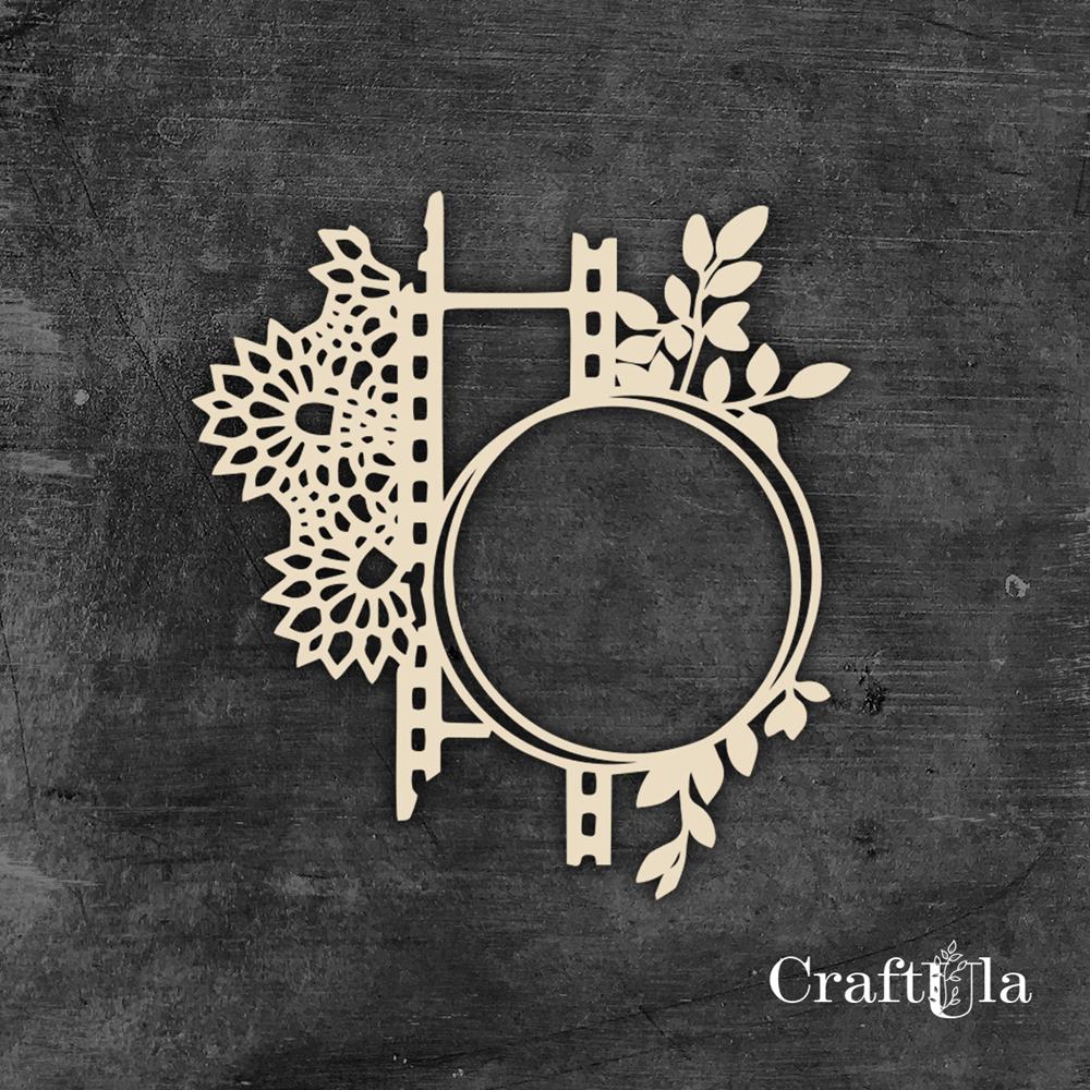 Chipboard Frame 1473 (approx. 12x11x0,15cm)