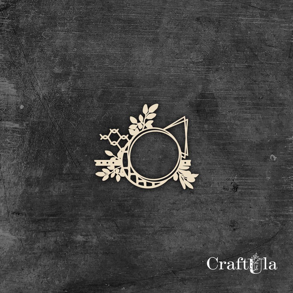 Set of Chipboard Frames 1481 (2 pcs, approx. 9x7x0,15cm)