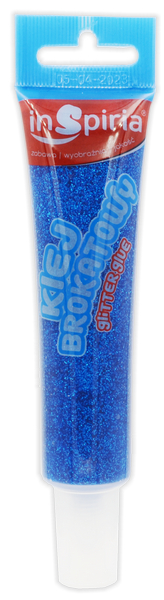 Glitter glue Blue, 40ml