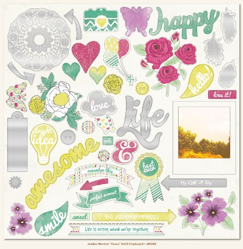 Peace 12x12 Chipboard