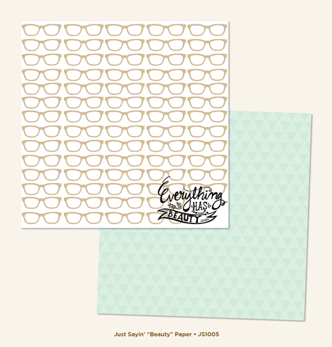 Beauty Glittered Paper JS1005