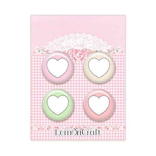 Buttons Happiness (self adhesive, dia around 2,5 cm)