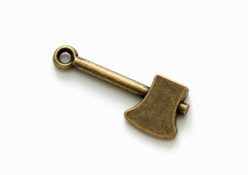 Charms set Ax, 10 pcs