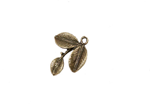 Metal charms set LEAVES 24*27mm, 10pcs