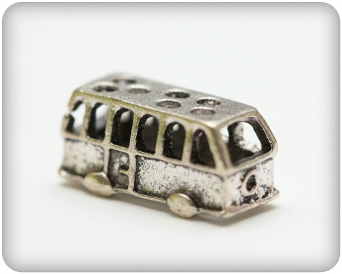 Charms set Bus 17*11mm, 10 pcs