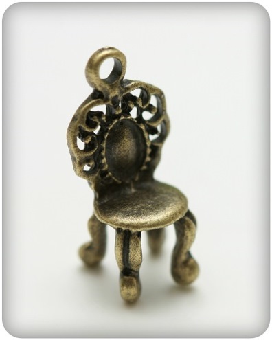Charms set Baroque chair, 10 pcs