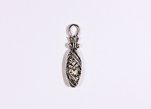 Metal charms set ORIENTAL VASE 38*10mm, 10pcs