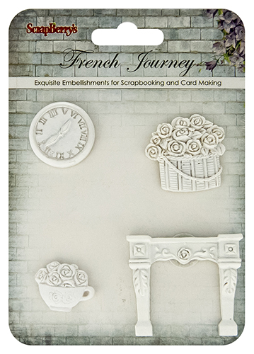 Set of polymer items French journey 3