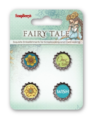 Set of metal cork Fairy Tale