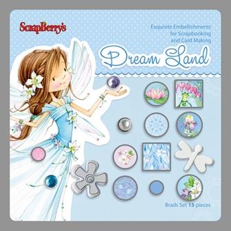 Set of brads 15 pcs Dream Land 1
