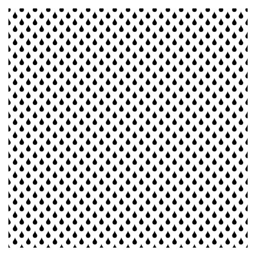 Stencil Mini-drops 15,2*15,2cm thickness 0,15mm